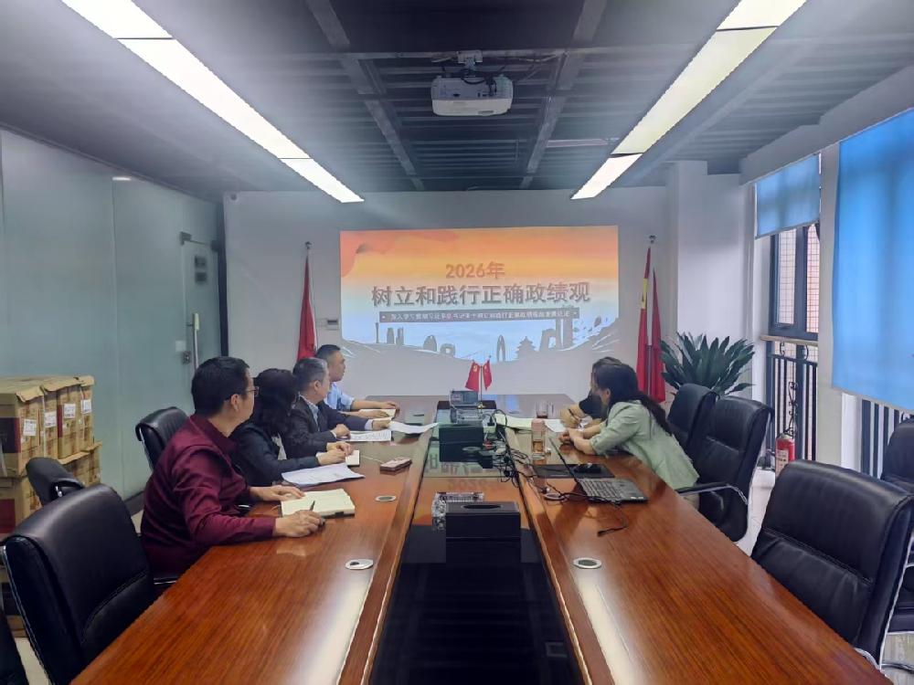 四川德文会计师事务所（特殊普通合伙）党支部开展“树立和践行正确政绩观”专题学习会